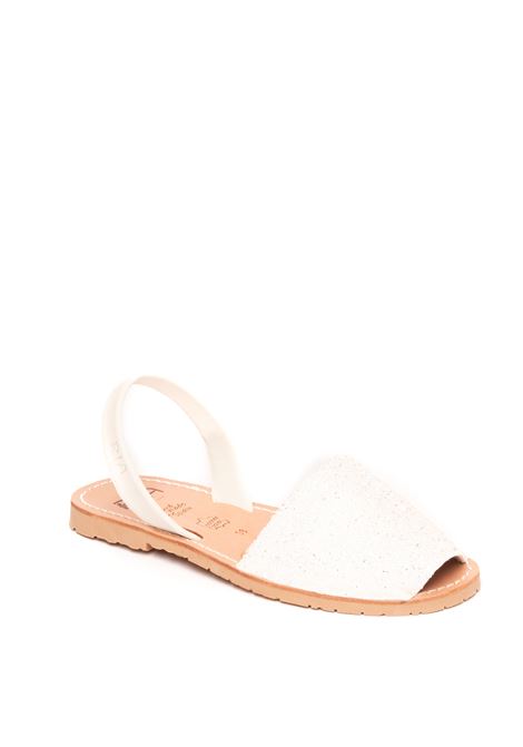 White strass flat sandal RIA MENORCA | R27874STRASS-BLANCO